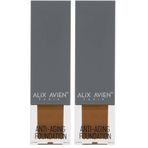ALIX AVIEN Yaşlanma Karşıtı Vitamin İçeren Nemlendirici SPF15+ Fondöten - Anti Aging Foundation 512 Warm Brown (2 paketi)