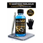 ALİYAMİS Altın Gümüş Çelik Bakır Pirinç Takı Temizleme Ve Parlatma Bakım Seti 60 ml Eldiven Bez Cımbız Hediye
