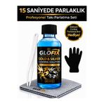 ALİYAMİS Altın Gümüş Çelik Bakır Pirinç Takı Temizleme Ve Parlatma Bakım Seti 60 ml Eldiven Bez Cımbız Hediye