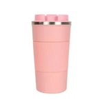 Aliyosso Paslanmaz Çelik Kaydırmaz Taban Silikon Gövdeli 500 ml Pembe Termos
