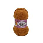 Alize 02 Hardal 5'li Cotton Gold El Örgü İpi