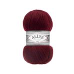 Alize 057 Bordo Superlana Tığ El Örgü İpi