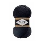 Alize 060 Siyah Lanagold El Örgü İpi
