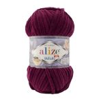 Alize 111 Mürdüm Velluto 100 gr El Örgü İpi