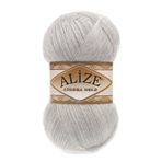 Alize 208 açık Gri Melanj 5'li Süperlana Maxi El Örgü İpi
