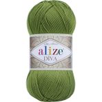 Alize 210 Diva 5 Adet Yeşil Örgü İpi