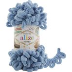 Alize 280 Puffy Orta Mavi 100 gr Örgü İpi