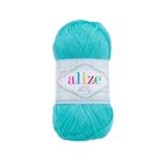 Alize 287 turkuaz 5'li Puffy El Örgü İpi