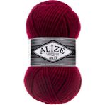 Alize 390 Vişne Superlana Maxi Örgü İpi