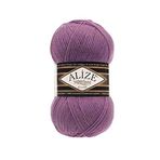 Alize 440 Superlana Maxi Koyu Gül 100 gr El Örgü İpi