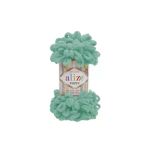 Alize 5 Adet Alize Puffy Elle Örülen Kadife İp No 490 Mint