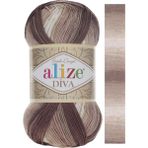 Alize 5 Adet Diva Batik Merserize Ip Yazlık Bikini Bustiyer Bluz Örgü Ipi 1815 - 007 - Gül Pembe