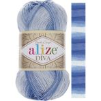 Alize 5 Adet Diva Batik Merserize Ip Yazlık Bikini Bustiyer Bluz Örgü Ipi 3282 - 007 - Gül Pembe