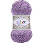 Alize 5 Adet Diva Merserize Ip Yazlık Bikini Bustiyer Bluz Örgü Ipi Menekşe 622