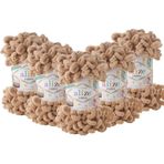 Alize (5 Adet ) Puffy 262 El Örgü Ipliği 5'Li Paket Bej 262