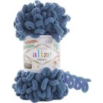 Alize (5 Adet) Puffy 637 Hav Mavi El Örgü Iplikleri Panduf Battaniye Ipi Atkı Hırka Paspas Ipliği
