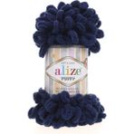 Alize 5 Adet Puffy El Örgü Ipi Battaniye Panduf Atkı Hırka Paspas 58- Lacivert - 58 Lacivert