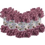 Alize 5 Puffy Koyu Gül El Örgü İpi %100 Micropolyester Özellikli Kolay Kullanım - 54
