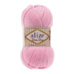 Alize 5 x 100 g örgü ipliği Baby Best Uni, tüylenmeye karşı türk yün (191