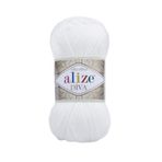 Alize 55 Beyaz 5'li Diva El Örgü İpi