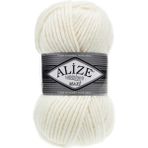 Alize 62 Açık Krem 5'li Süperlana Maxi El Örgü İpi