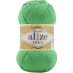 Alize 778 Bahar Yeşili Diva Merserize 5 Adet El Örgü İpi