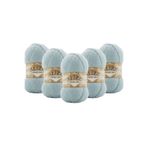 Alize Angora Gold 5’li Paket El Örgü İpi 100g x 5 Adet - Renk Kodu: 114 - Peri Mavisi
