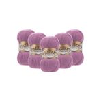 Alize Angora Gold 5’li Paket El Örgü İpi 100g x 5 Adet - Renk Kodu: 28 - Gül