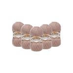 Alize Angora Gold 5’li Paket El Örgü İpi 100g x 5 Adet - Renk Kodu: 542 - Ağaç Kabuğu
