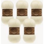 Alize Angora Gold Simli Örgü Ipliği 5’li Paket – 100G x 5 – Işıltılı Simli Yumak – Şal, Kazak, Hırka, Örgü Projeleri Için - 67