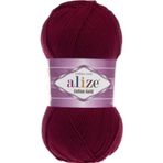 Alize Cotton Gold 57 Bordo Rengi Pamuklu El Örgü Ipi - 5 Adet
