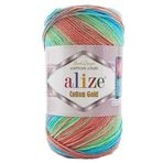 Alize Cotton Gold Batik El Örgü İpi 5 Adet (8097)