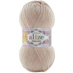 Alize Cotton Gold Pamuk El Örgü İpi 314 Kahve Köpüğü 100 gram 330 metre