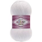 Alize Cotton Gold Pamuk El Örgü İpi 55 Beyaz 100 gram 330 metre