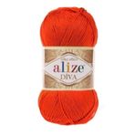 Alize Diva 37 100 gr Oranj El Örgü İpi