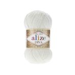 Alize Diva 450 (İNCİ) Amigurumi El Örgü Ipi 1 Adet Renk:manolya