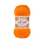 Alize Diva Merserize İnce İp Yazlık Bikini Bustiyer Bluz Örgü İpi 5 Adet (Turuncu 120)