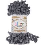 Alize Puffy 100GR El Örgü Ipi Ipliği Yünü - Kömür