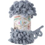 Alize Puffy 428 Orta Gri Yün Yumak