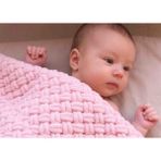 Alize Puffy Bebek Battaniyesi El Yapımı Hediyelik - Açık Pembe - 100*100