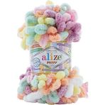 Alize Puffy Color El Örgü Ipliği 5'li Paket - 6527 - 100 Gr. 9 Mt. Parmak Örgü Ipi