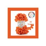 Alize Puffy El Örgü Ipliği 06 Turuncu Büyük Ilmek (Tekli) - 100 Gr. 9 Mt. Parmak Ipi, Battaniye Ipi
