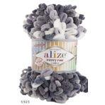 Alize Puffy Fine Color 5925 5 Adet Örgü İpi