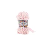 Alize Puffy Fine El Örgü Ipliği 5'li Paket - 639 Kristal Pembe - 100 Gr. 14.5 Mt. Parmak Örgü İpi