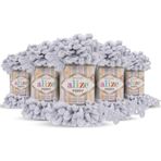 Alize Puffy Örgü Ipi 416 Gri 5 Adet