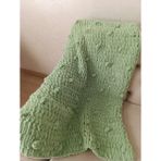 Alize Puffy Popcorn Bebek Battaniyesi, El Örgüsü Bebek Battaniyesi, El Yapımı Bebek Battaniyesi Hediyelik - 85 x 110 cm - Açık Yeşil