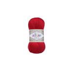 Alize Punch Ipi Diva 106 Kırmızı Örgü Ipi | Merserize | Punch Nakışı |ilkbahar/ Yaz 100 gr.