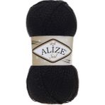 Alize Şal Sim 60 Siyah El Örgü Ipi 100 Gr.