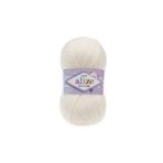 Alize Şekerim Bebe 62 Açık Krem 100 gr Örgü İpi