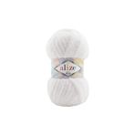Alize Softy Mega 55 Beyaz 100 gr El Örgü İpi